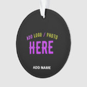 STIJLVOL MODERN  ZWART GEVERIFIEERD BRANDED ORNAMENT (voorkant)