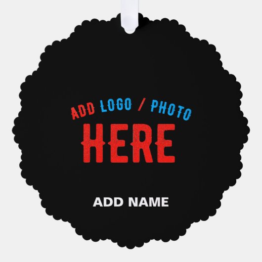 STIJLVOL MODERN  ZWART GEVERIFIEERD BRANDED ORNAMENT KAART (Voorkant)