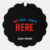 STIJLVOL MODERN  ZWART GEVERIFIEERD BRANDED ORNAMENT KAART (Achterkant)