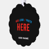 STIJLVOL MODERN  ZWART GEVERIFIEERD BRANDED ORNAMENT KAART (Links)