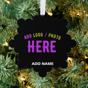 STIJLVOL MODERN  ZWART GEVERIFIEERD BRANDED ORNAMENT KAART