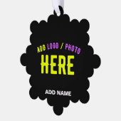 STIJLVOL MODERN  ZWART GEVERIFIEERD BRANDED ORNAMENT KAART (Links)