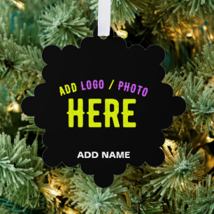 STIJLVOL MODERN  ZWART GEVERIFIEERD BRANDED ORNAMENT KAART