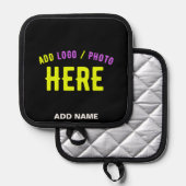 STIJLVOL MODERN ZWART GEVERIFIEERD BRANDED PANNENLAP (Voorkant / Achterkant)