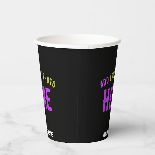 STIJLVOL MODERN  ZWART GEVERIFIEERD BRANDED PAPIEREN BEKERS (Rechts)