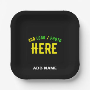 STIJLVOL MODERN ZWART GEVERIFIEERD BRANDED PAPIEREN BORDJE