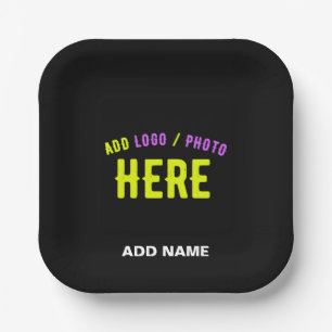 STIJLVOL MODERN  ZWART GEVERIFIEERD BRANDED PAPIEREN BORDJE