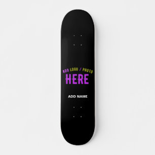 STIJLVOL MODERN  ZWART GEVERIFIEERD BRANDED PERSOONLIJK SKATEBOARD