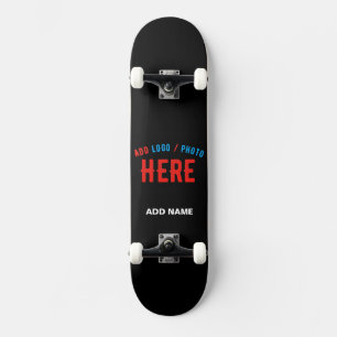 STIJLVOL MODERN  ZWART GEVERIFIEERD BRANDED PERSOONLIJK SKATEBOARD