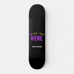 STIJLVOL MODERN  ZWART GEVERIFIEERD BRANDED PERSOONLIJK SKATEBOARD