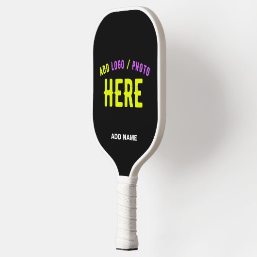 STIJLVOL MODERN  ZWART GEVERIFIEERD BRANDED PICKLEBALL PADDLE (Links)