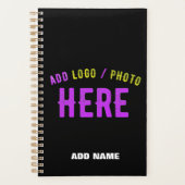 STIJLVOL MODERN ZWART GEVERIFIEERD BRANDED PLANNER (Voorkant)