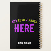 STIJLVOL MODERN ZWART GEVERIFIEERD BRANDED PLANNER (Achterkant)