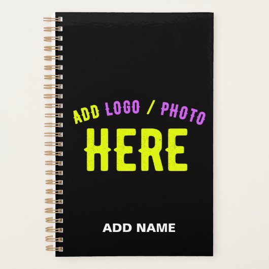 STIJLVOL MODERN ZWART GEVERIFIEERD BRANDED PLANNER (Voorkant)