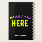 STIJLVOL MODERN ZWART GEVERIFIEERD BRANDED PLANNER (Achterkant)