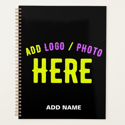 STIJLVOL MODERN  ZWART GEVERIFIEERD BRANDED PLANNER (Voorkant)