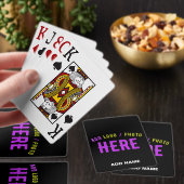 STIJLVOL MODERN  ZWART GEVERIFIEERD BRANDED POKERKAARTEN (Insitu)