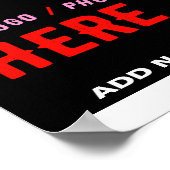 STIJLVOL MODERN ZWART GEVERIFIEERD BRANDED POSTER (Hoek)