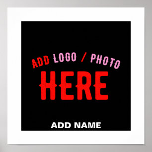 STIJLVOL MODERN ZWART GEVERIFIEERD BRANDED POSTER