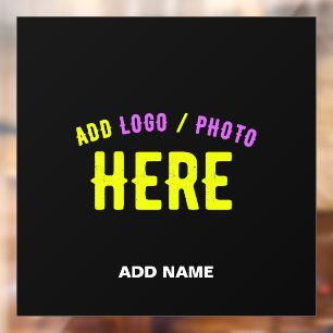 STIJLVOL MODERN ZWART GEVERIFIEERD BRANDED RAAMSTICKER