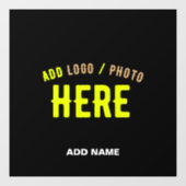 STIJLVOL MODERN  ZWART GEVERIFIEERD BRANDED RAAMSTICKER (Vel)