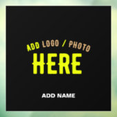 STIJLVOL MODERN  ZWART GEVERIFIEERD BRANDED RAAMSTICKER (Vel 3)