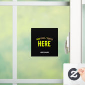 STIJLVOL MODERN  ZWART GEVERIFIEERD BRANDED RAAMSTICKER (Huis)