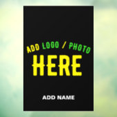 STIJLVOL MODERN  ZWART GEVERIFIEERD BRANDED RAAMSTICKER (Vel 3)