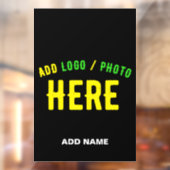 STIJLVOL MODERN  ZWART GEVERIFIEERD BRANDED RAAMSTICKER (Vel 2)