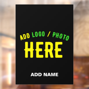 STIJLVOL MODERN ZWART GEVERIFIEERD BRANDED RAAMSTICKER