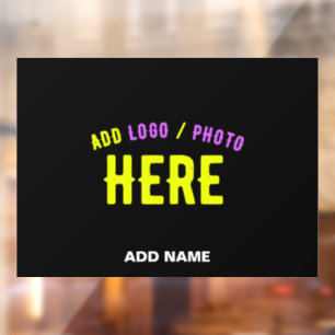 STIJLVOL MODERN  ZWART GEVERIFIEERD BRANDED RAAMSTICKER