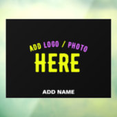 STIJLVOL MODERN  ZWART GEVERIFIEERD BRANDED RAAMSTICKER (Vel 3)