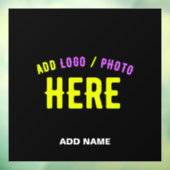 STIJLVOL MODERN  ZWART GEVERIFIEERD BRANDED RAAMSTICKER (Vel 3)