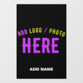 STIJLVOL MODERN  ZWART GEVERIFIEERD BRANDED RAAMSTICKER (Vel)