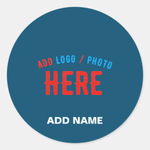 STIJLVOL MODERN ZWART GEVERIFIEERD BRANDED RONDE STICKER