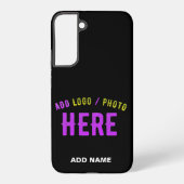 STIJLVOL MODERN  ZWART GEVERIFIEERD BRANDED SAMSUNG GALAXY HOESJE (Achterkant)