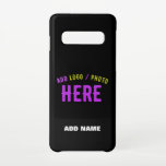 STIJLVOL MODERN  ZWART GEVERIFIEERD BRANDED SAMSUNG GALAXY S10 HOESJE<br><div class="desc">DIT IS EEN ONTWERP DAT VOOR IEDEREEN PLAATST.U KUNT LOGO,  FOTO,  TEKST VERANDEREN,  RESIZE OF TOEVOEGEN EN DE MANIER COLOREN U VAN.THANK U.</div>