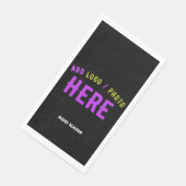 STIJLVOL MODERN  ZWART GEVERIFIEERD BRANDED SERVET (Hoek)