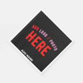 STIJLVOL MODERN ZWART GEVERIFIEERD BRANDED SERVET (Hoek)