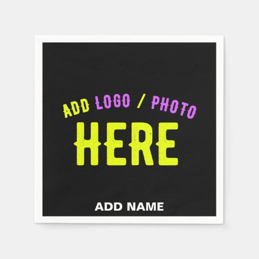 STIJLVOL MODERN ZWART GEVERIFIEERD BRANDED SERVET (Voorkant)