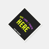 STIJLVOL MODERN ZWART GEVERIFIEERD BRANDED SERVET (Hoek)