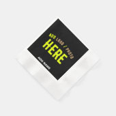 STIJLVOL MODERN ZWART GEVERIFIEERD BRANDED SERVET (Hoek)