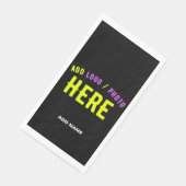 STIJLVOL MODERN  ZWART GEVERIFIEERD BRANDED SERVET (Hoek)