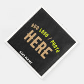 STIJLVOL MODERN ZWART GEVERIFIEERD BRANDED SERVET (Hoek)