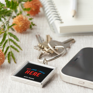 STIJLVOL MODERN ZWART GEVERIFIEERD BRANDED SLEUTELHANGER