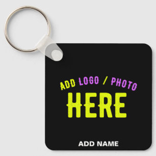 STIJLVOL MODERN  ZWART GEVERIFIEERD BRANDED SLEUTELHANGER