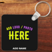 STIJLVOL MODERN  ZWART GEVERIFIEERD BRANDED SLEUTELHANGER (Achterkant)