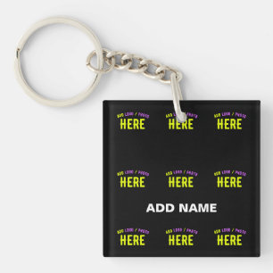 STIJLVOL MODERN ZWART GEVERIFIEERD BRANDED SLEUTELHANGER