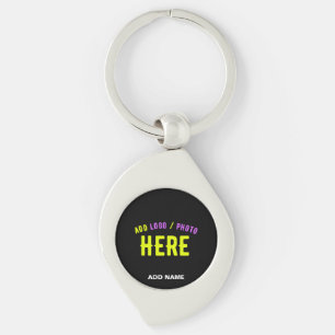 STIJLVOL MODERN ZWART GEVERIFIEERD BRANDED SLEUTELHANGER