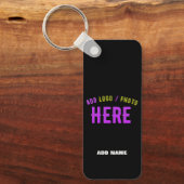 STIJLVOL MODERN  ZWART GEVERIFIEERD BRANDED SLEUTELHANGER (Voorkant)